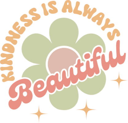 Kindness is always beautiful, positive vibes tshirt design - free svg file for members