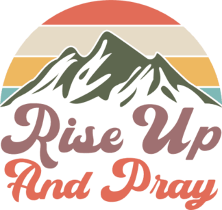 Rise up and pray, Christians tshirt design - free svg file for members