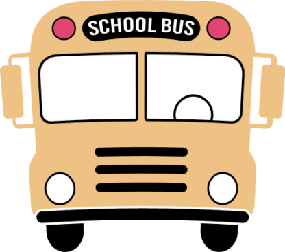 School bus clipart image - free svg file for members