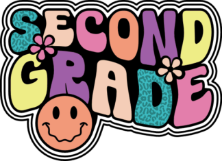 Second grade, Back to School kids shirt design - free svg file for members