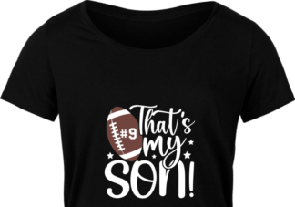 football t-shirt design, thats my son, custom number - free svg file for members
