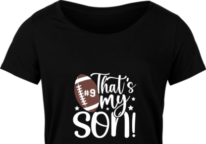 football t-shirt design, thats my son, custom number - free svg file for members