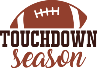Touchdown season, football lover tshirt design - free svg file for members