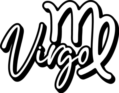 Virgo zodiac sign, birthday tshirt design - free svg file for members