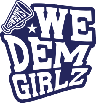 We dem girlz, cowboys, football day tshirt design - free svg file for members