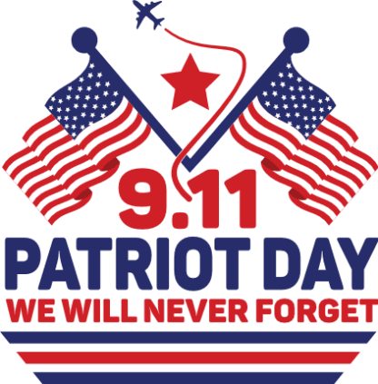9.11 Patriot day, We will never forget, memorial - free svg file for members