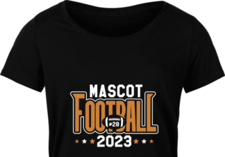 Personalized player number, Mascot football 2023, team fan tshirt design - free svg file for members