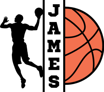 Personalized Basketball player and ball, basketball lover hoodie design - free svg file for members