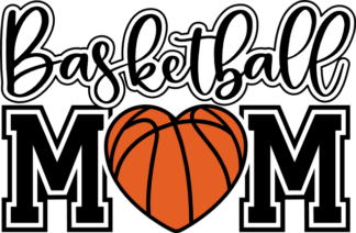 Basketball mom, sports day tshirt design for mama - free svg file for members