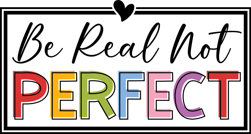Be real, not perfect, positive quotes, tshirt design - free svg file ...