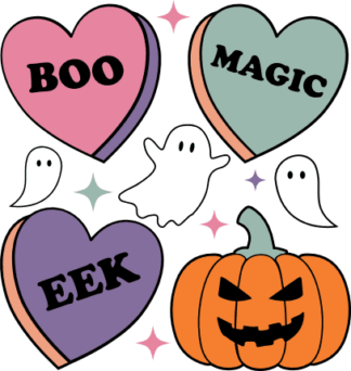 Boo magic eek, Halloween sweatshirt design - free svg file for members