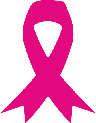 Pink ribbon clipart image, breast cancer awareness month - free svg file  for members - SVG Heart