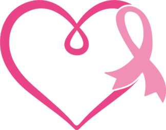 Breast Cancer Awareness, Heart Ribbon clipart image - free svg file for members