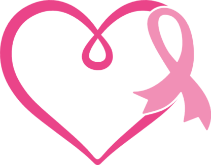 Breast Cancer Awareness, Heart Ribbon clipart image - free svg file for members