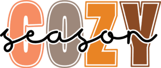 Cozy season, fall tshirt design - free svg file for members
