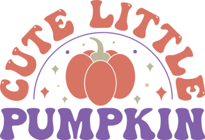 Cute little pumpkin, Halloween baby onesie design - free svg file for members