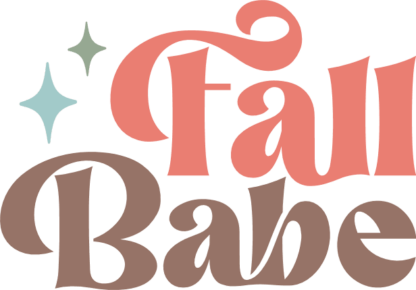 Fall babe, fall sweatshirt design - free svg file for members
