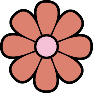Flower bloom clipart image - free svg file for members