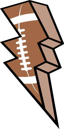 Football flash lightning clipart image - free svg file for members