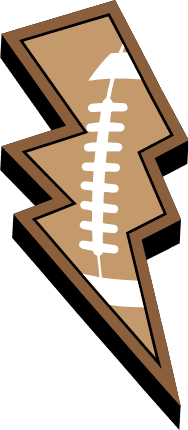 Flash lightning, football thunderbolt clipart image - free svg file for members