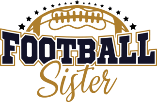 Football sister, American football fan tshirt design - free svg file for members