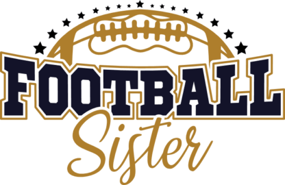 Football sister, American football fan tshirt design - free svg file for members