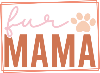 Fur mama, pet lover mom tshirt design - free svg file for members