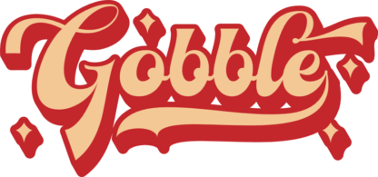 Gobble sign, Thanksgiving day sweatshirt design - free svg file for members