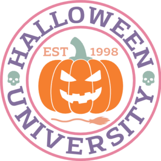 Halloween university, est 1998, pumpkin, hoodie design - free svg file for members