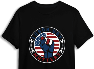 Labor day matters, fist, labor day tshirt design - free svg file for members