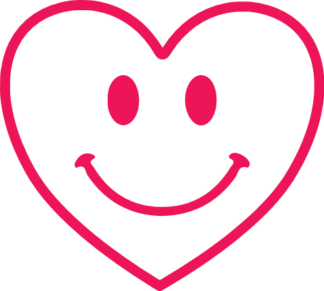 Heart smiley clipart image - free svg file for members