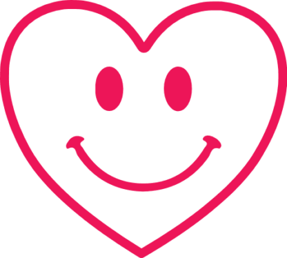 Heart smiley clipart image - free svg file for members