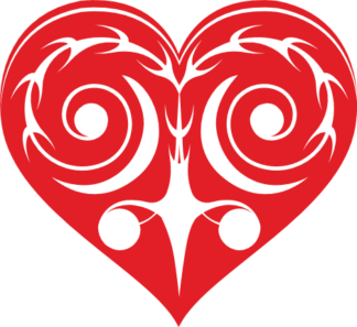 Decorative Heart clipart image - free svg file for members