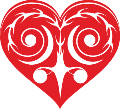 Decorative Heart clipart image - free svg file for members