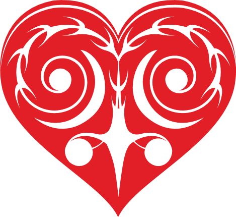Decorative Heart clipart image - free svg file for members - SVG Heart