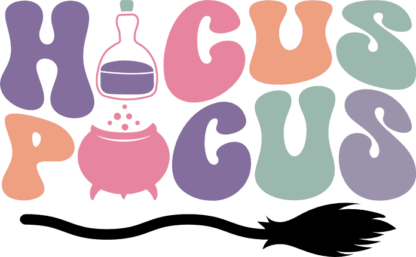 Hocus pocus, Halloween vibes, tshirt design - free svg file for members