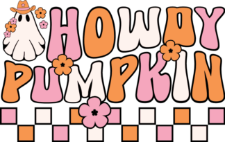 Howdy pumpkin, fall tshirt design - free svg file for members
