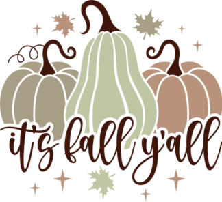 Its fall yall, pumpkins, fall tshirt design - free svg file for members