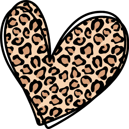 Leopard Heart Png Leopard Heart Svg Cheetah Heart Svg Heart 