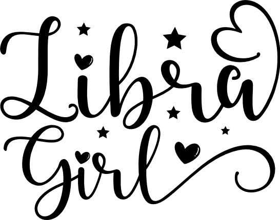 Libra Zodiac Sign Girl Birthday Gift Horoscope' Sticker