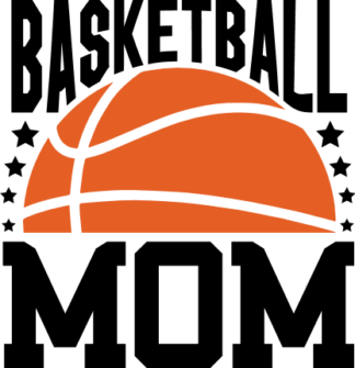 Basketball mom, tshirt design for basketball fan mama - free svg file for members