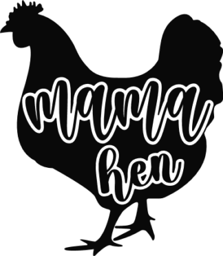 Mama hen, Farm Life - free svg file for members