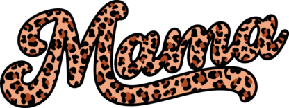 Mama sign, leopard skin, mom tshirt design - free svg file for members