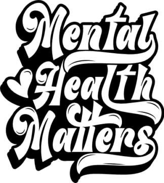 Mental health matters, awareness, hoodie design - free svg file for members