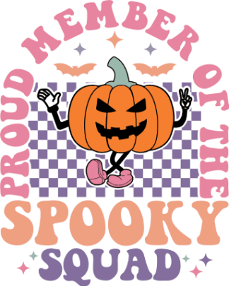 Proud member of the spooky squad, Halloween vibes - free svg file for members
