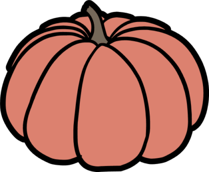 Pumpkin clipart image - free svg file for members