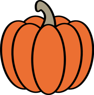 Autumn decor, Pumpkin clipart image - free svg file for members