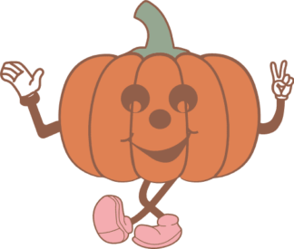 Pumpkin emoji clipart image, thanksgiving day - free svg file for members