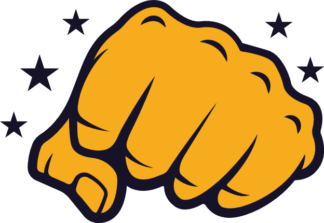 Punch, Fist clipart image - free svg file for members