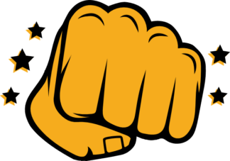 Fist, Punch clipart image - free svg file for members